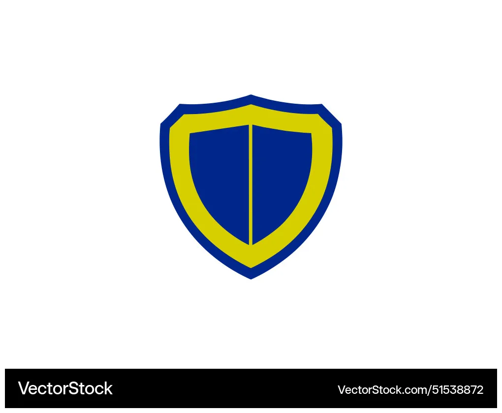 Shield logo vector vectorstock