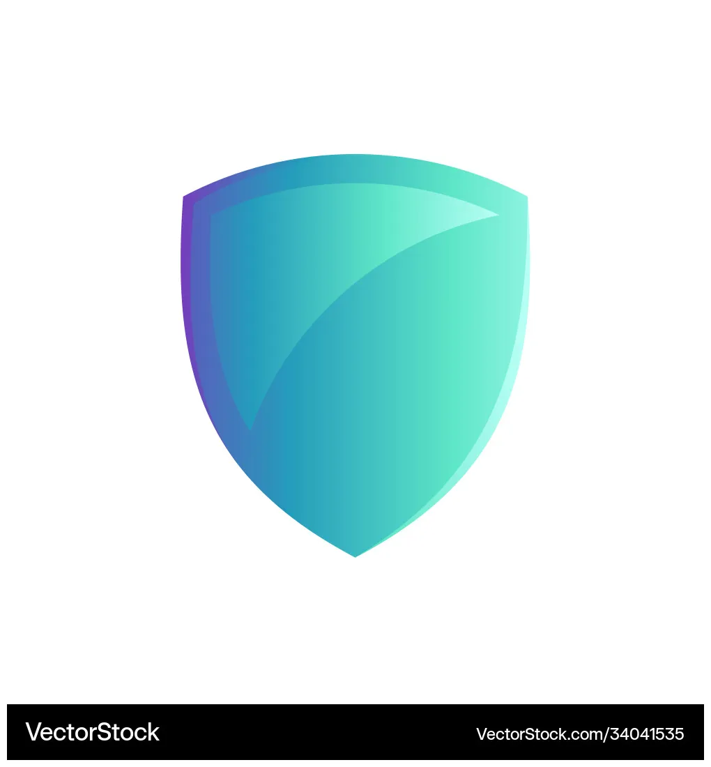 Shield logo vector vectorstock