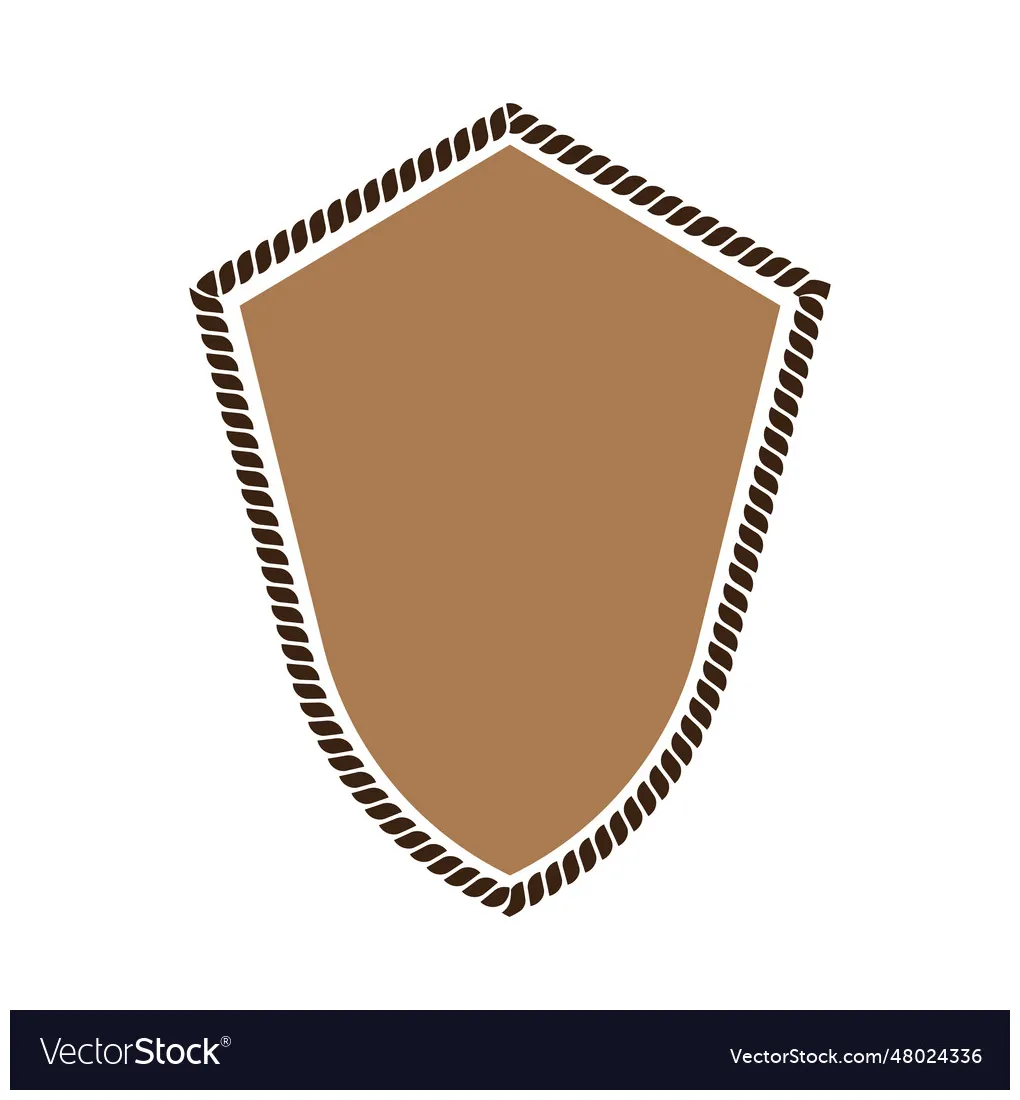 Shield logo vector vectorstock