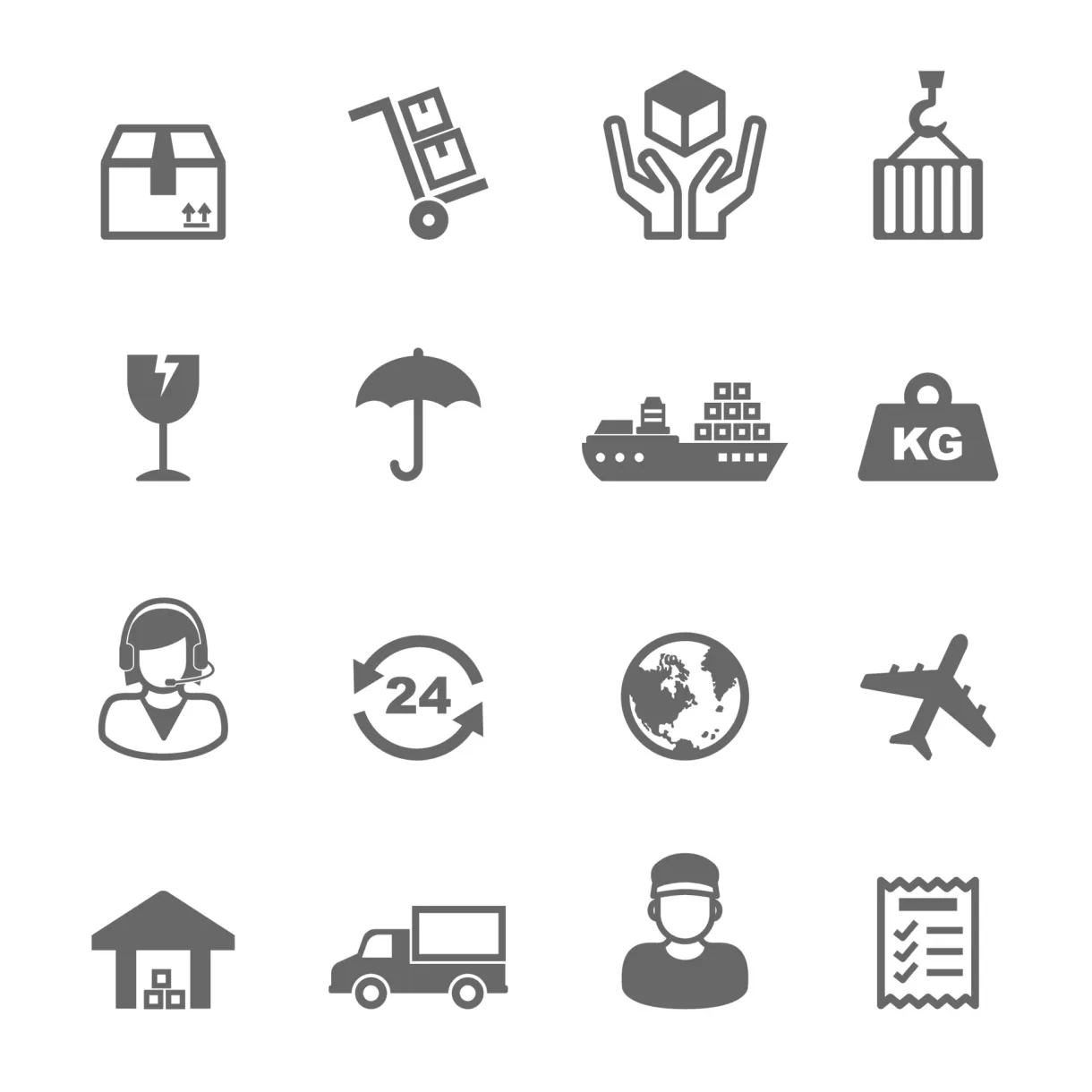 Shipping vector icons 2180857 vector art at vecteezy