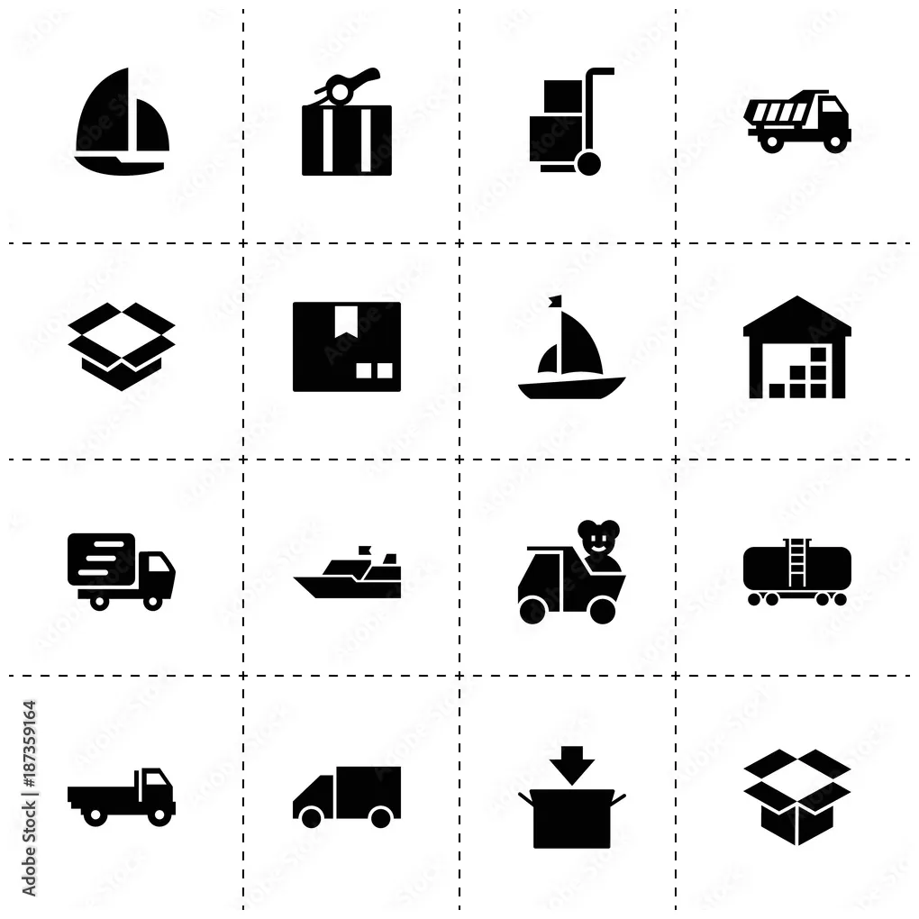 Vector collection filled stock vector