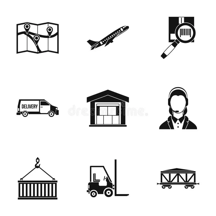 Set, simple style stock illustration illustration of