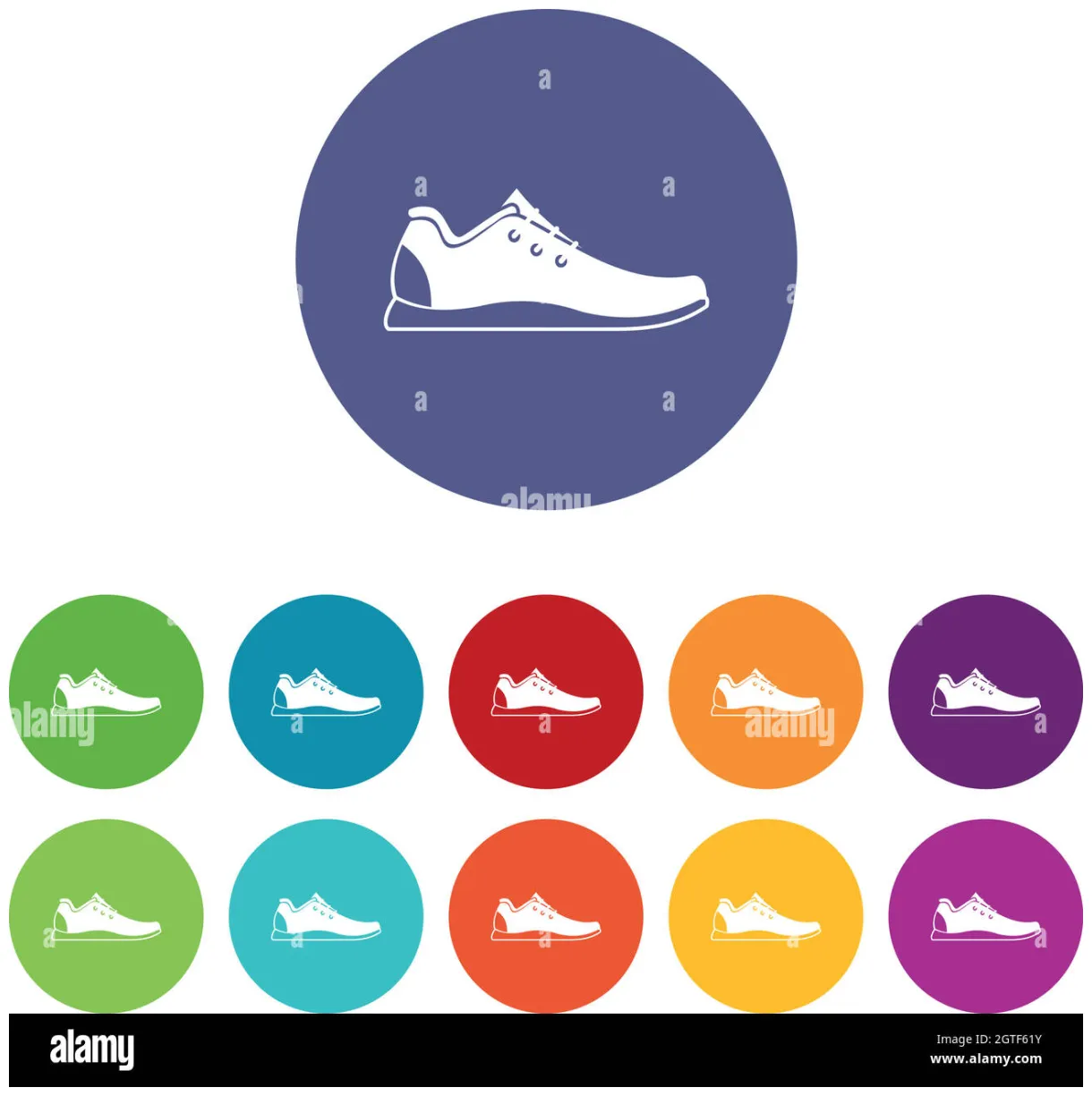 Athletic shoe set icons Stock Vector Image & Art - Alamy