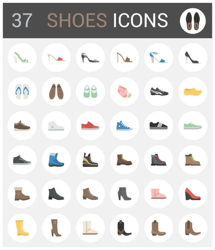 37 icon, icon set, drawing clothes