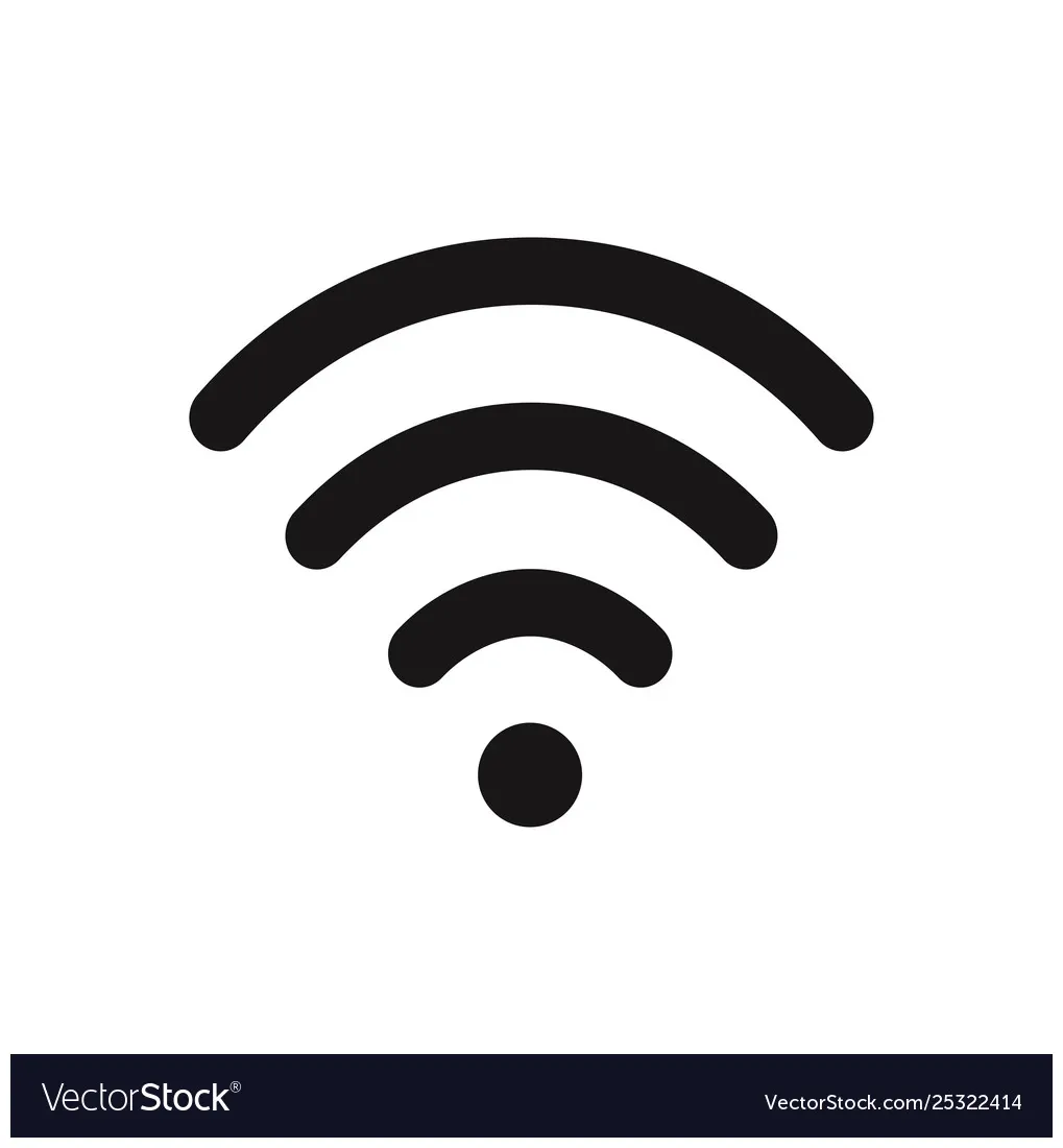 Wifi signal icon vector vectorstock