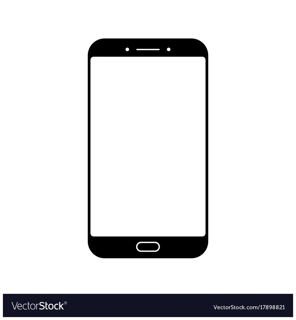 Smartphone icon vector vectorstock
