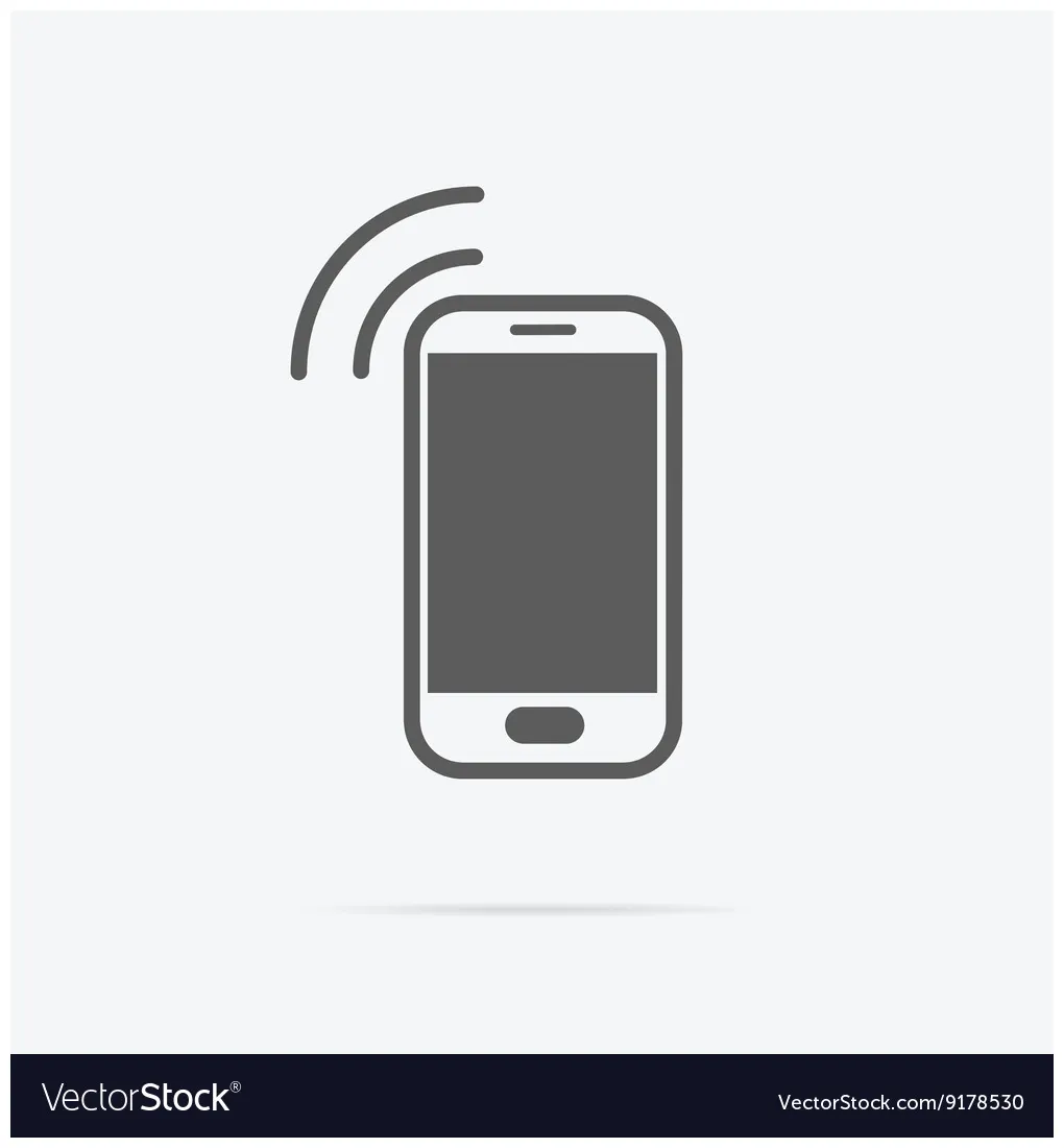 Smartphone icon vector vectorstock