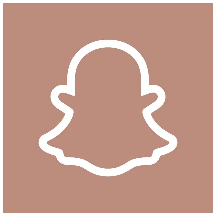 Rosegold Snapchat Icon