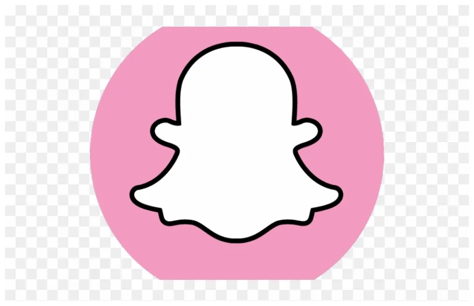 Download High Quality snapchat logo transparent pink Transparent PNG