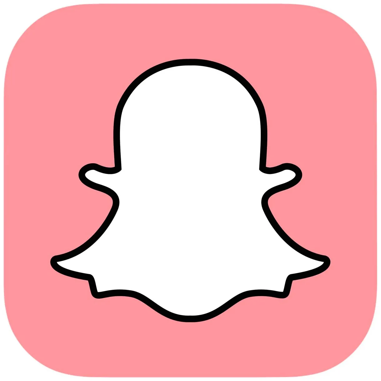 Pink Snapchat App Icon Aesthetic