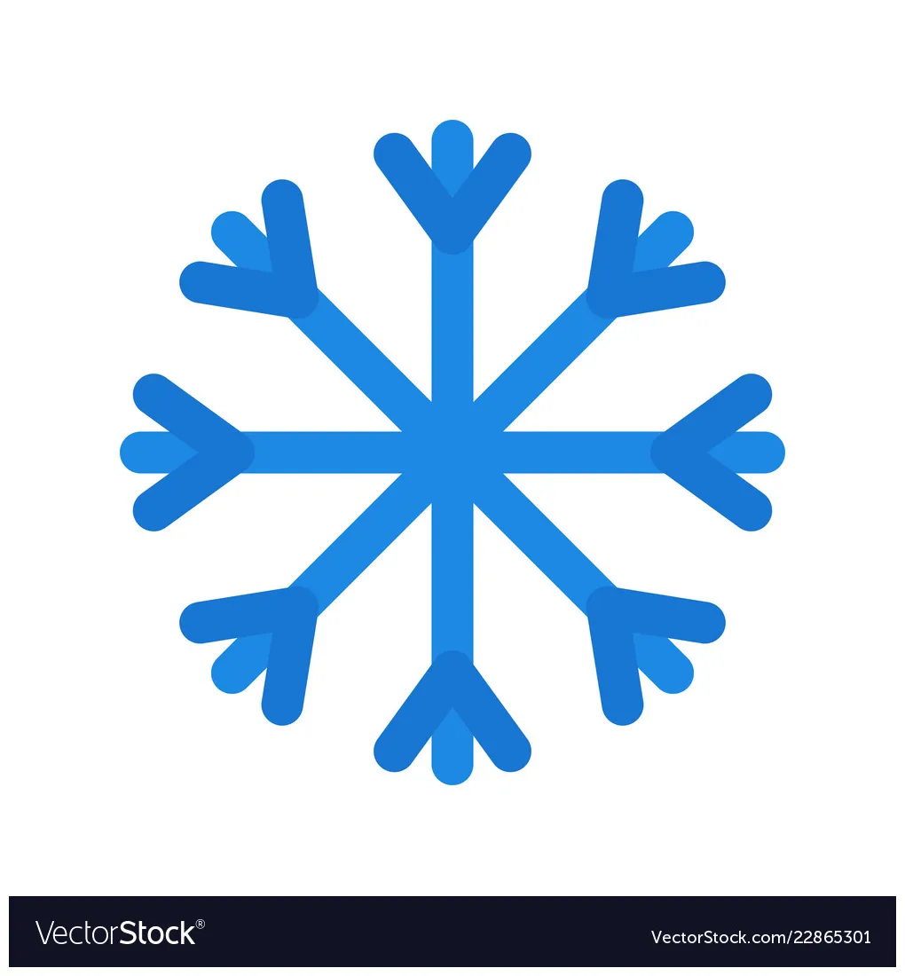 Snow icon Royalty Free Vector Image - VectorStock