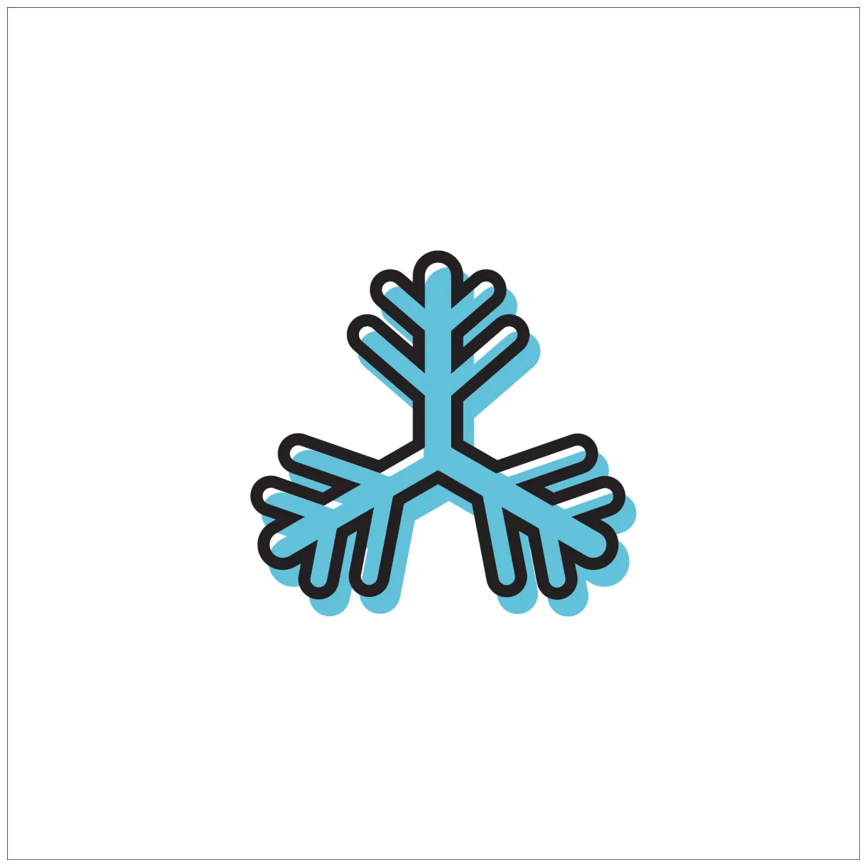 Snow icon vector 33128551 Vector Art at Vecteezy