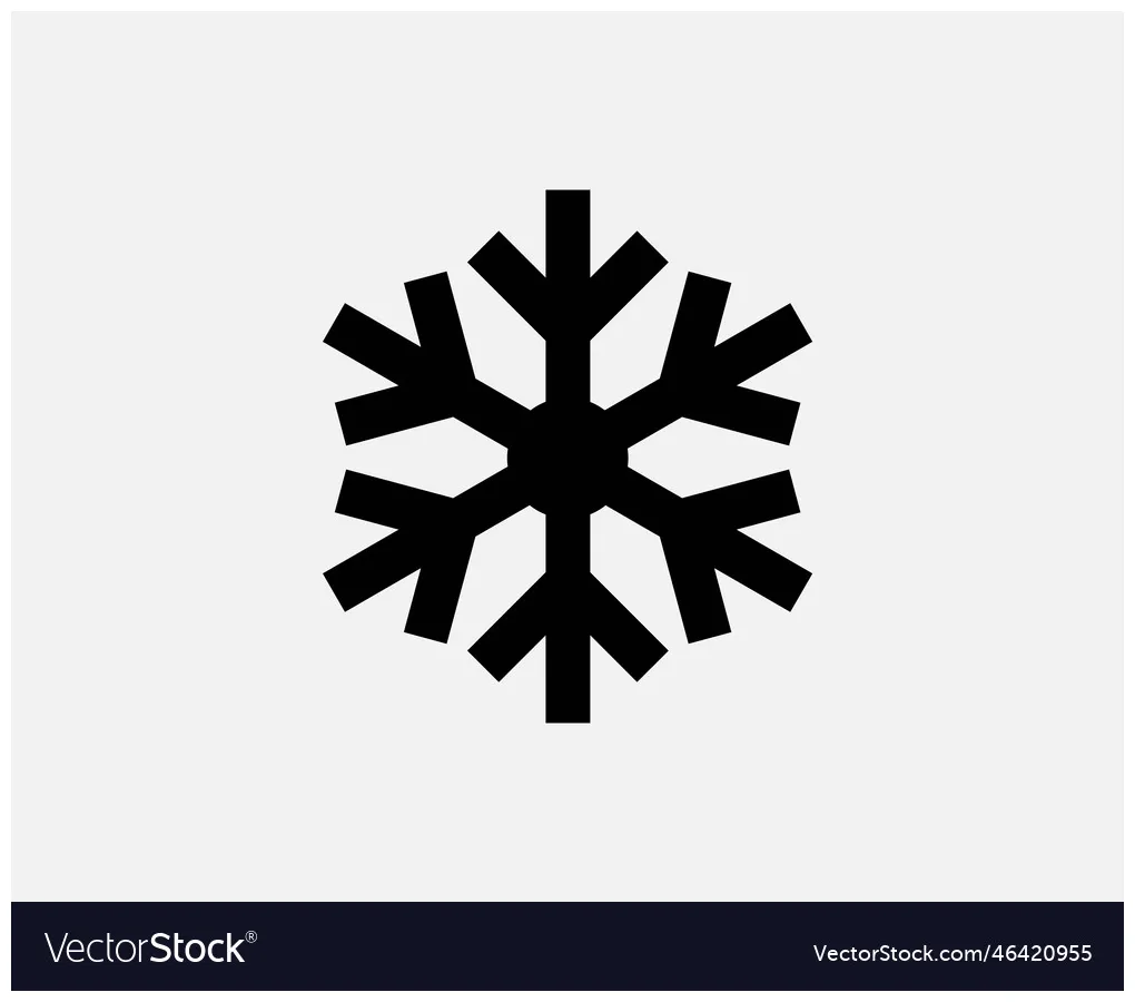 Snow icon Royalty Free Vector Image - VectorStock