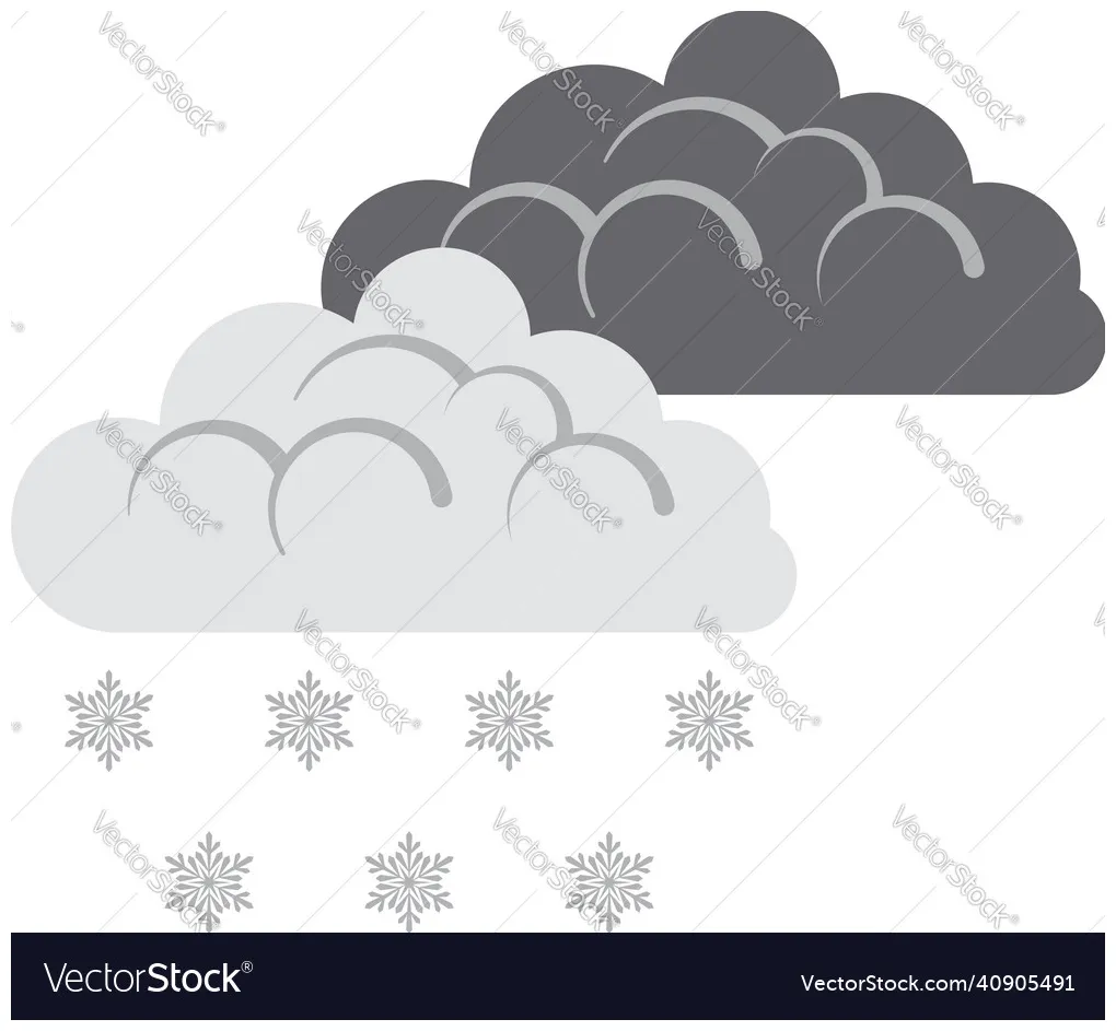 Snow icon Royalty Free Vector Image - VectorStock