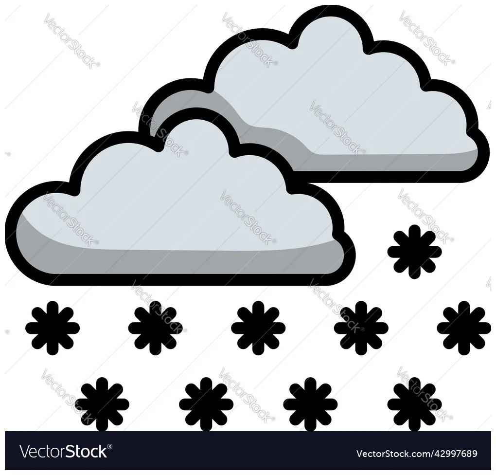 Snow icon Royalty Free Vector Image - VectorStock