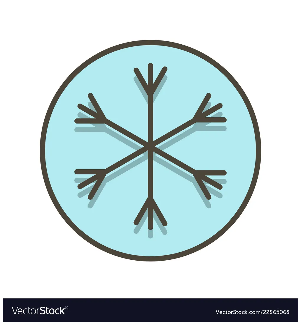Snow icon Royalty Free Vector Image - VectorStock