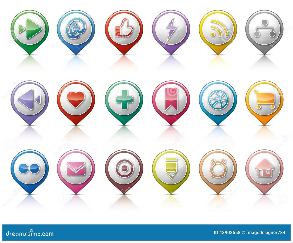 Pins with stock illustration illustration of