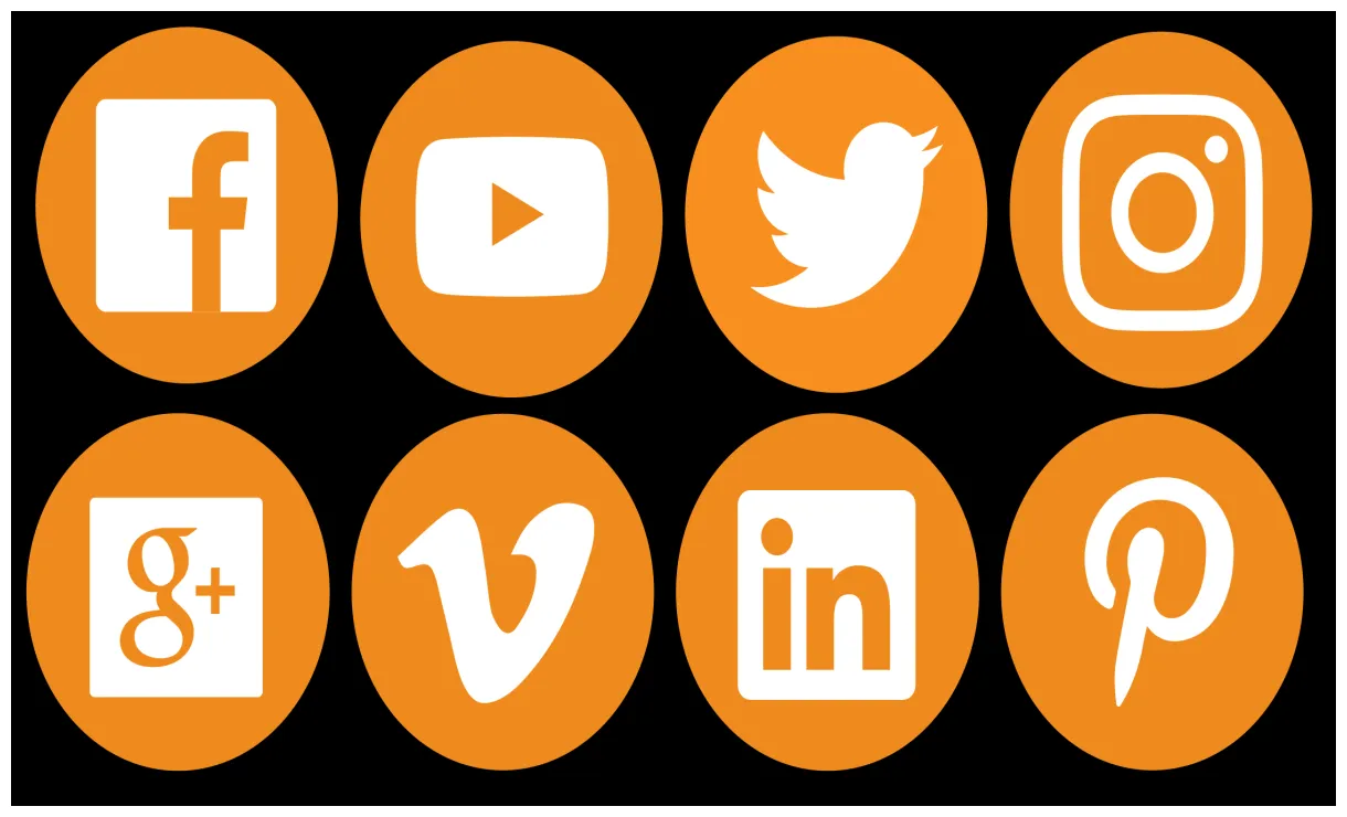 Social media icon png, social media icon png transparent free for