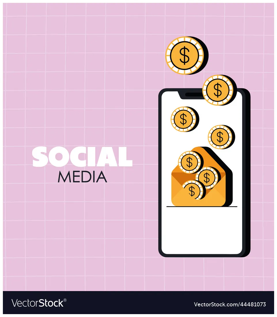 Social media vector vectorstock printable coloring page