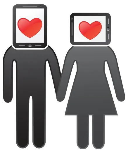 Social media filloutline vector