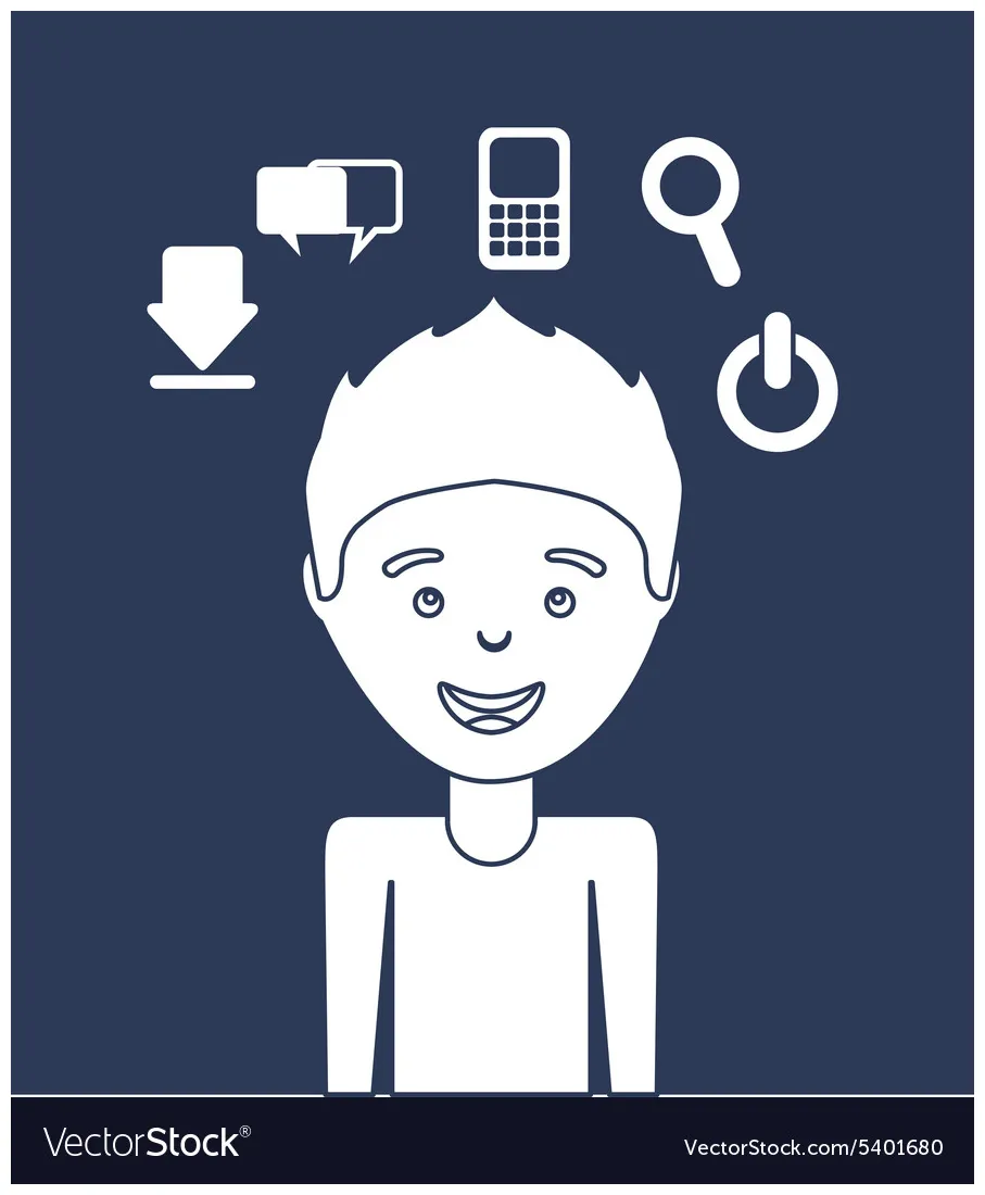 Social media vector vectorstock