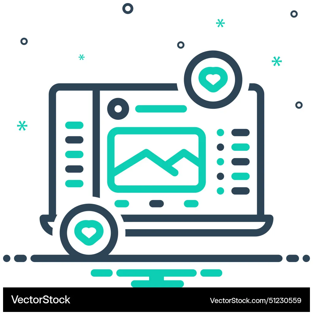 Social media vector vectorstock