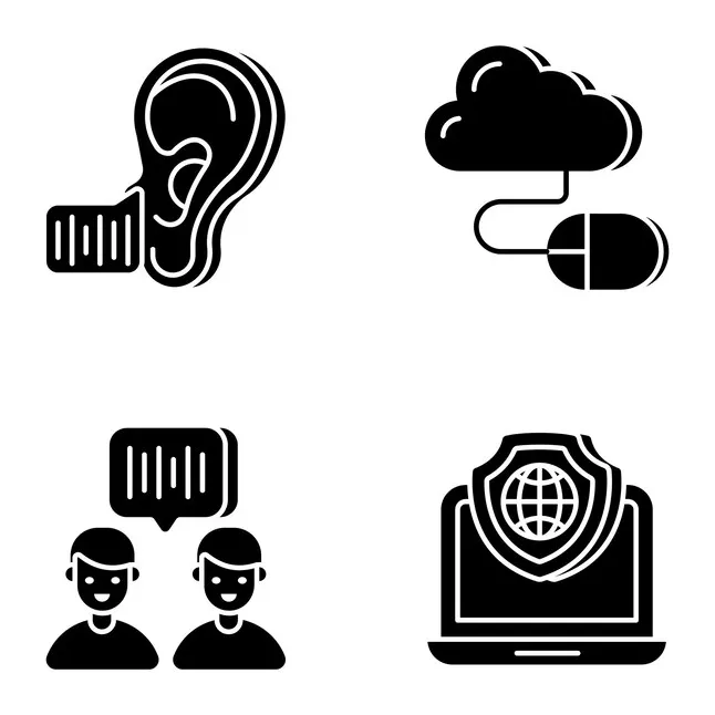 Premium vector pack of solid icons