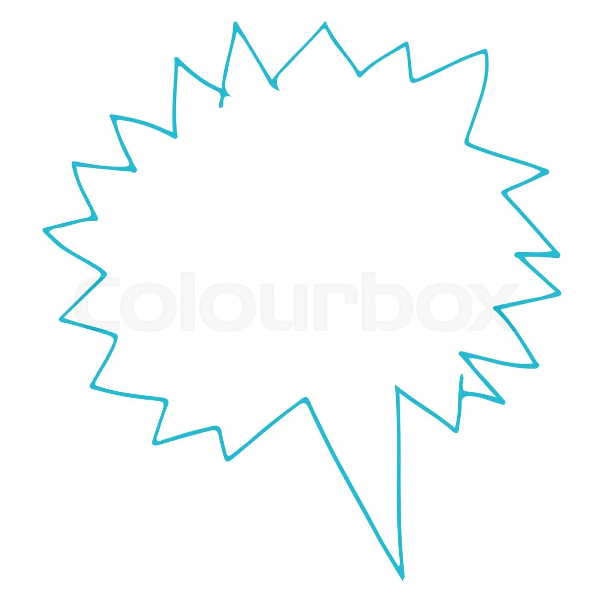 Hand drawn stock vector colourbox