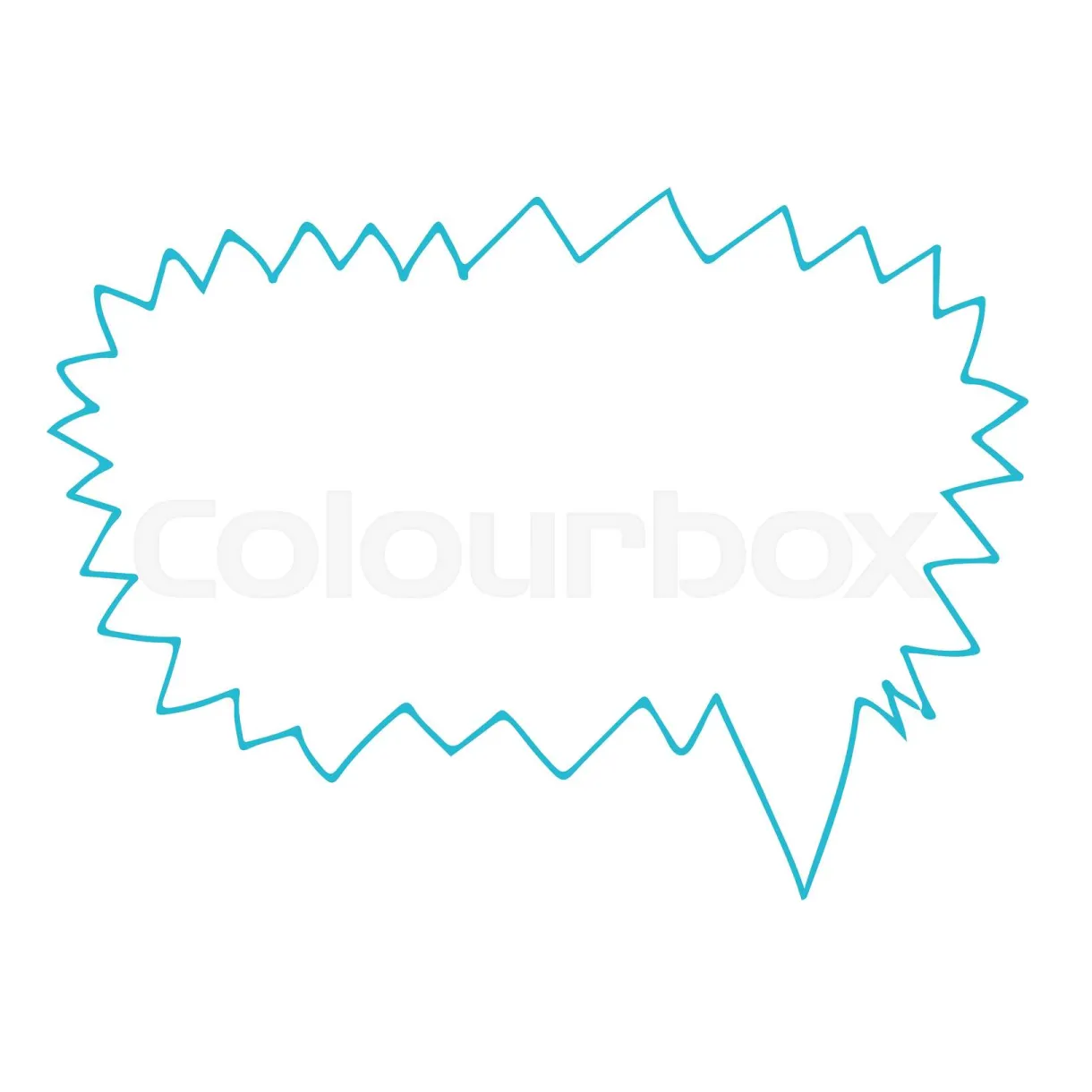 Hand drawn stock vector colourbox