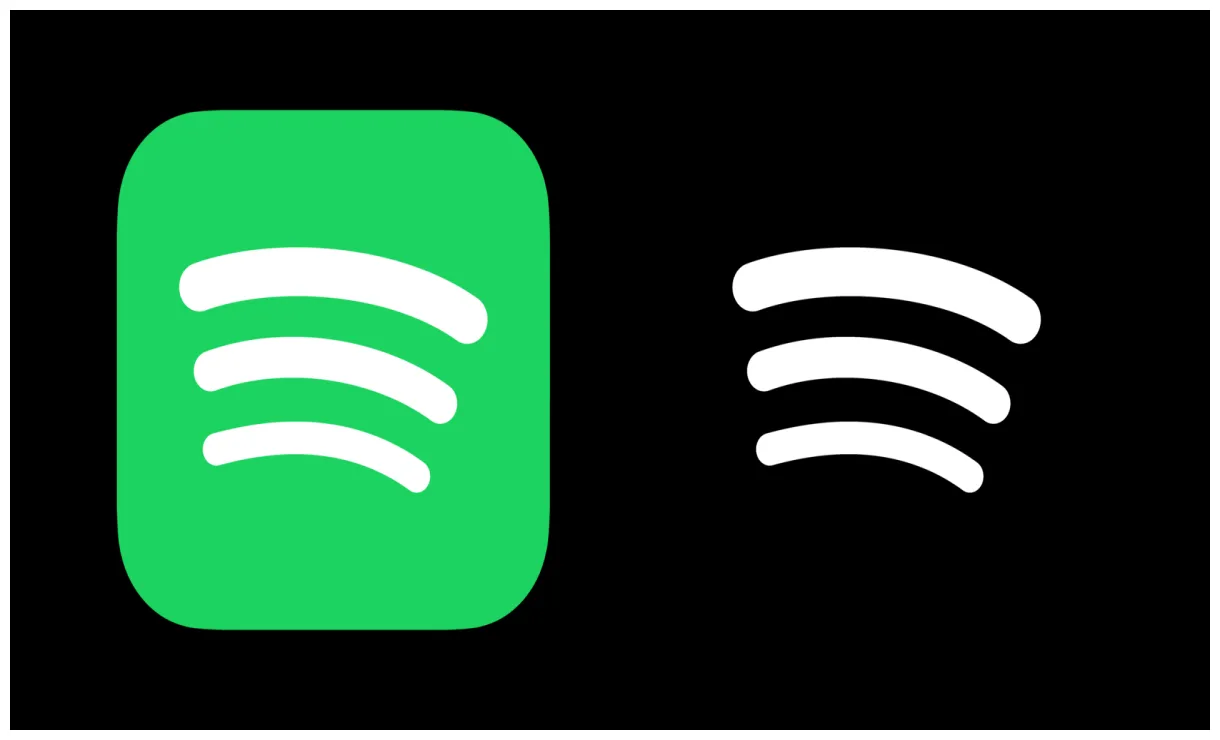 Spotify icon transparent spotify logo black stock illustrations