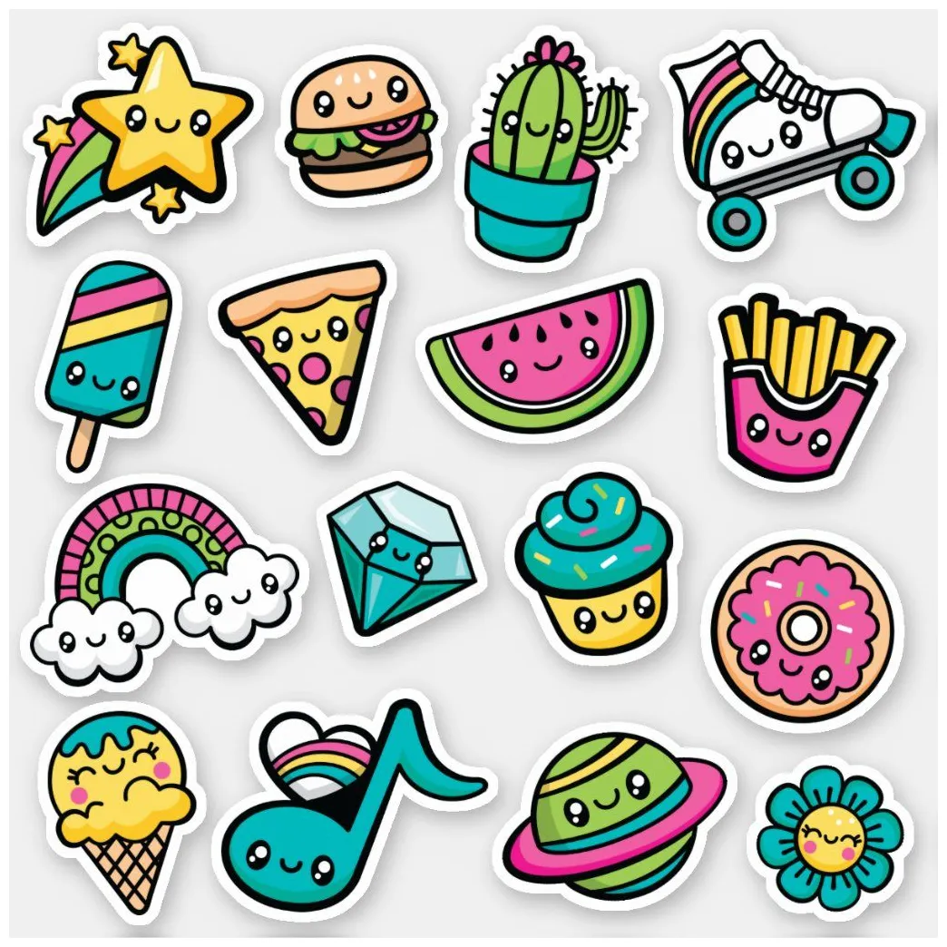 Sticker for kids artofit printable coloring page