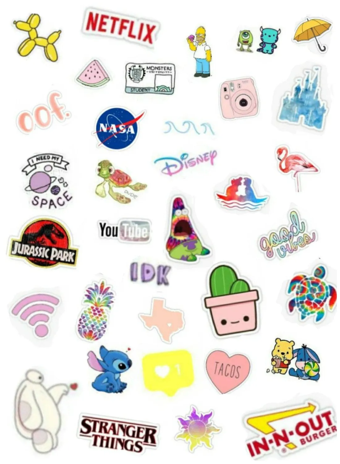 Download pretty and trendy aesthetic stickers s