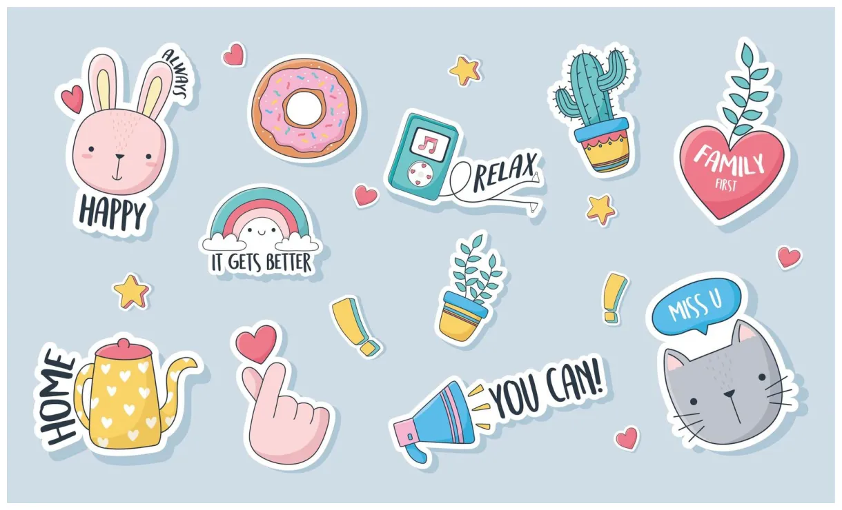 Stickers vectores, iconos, gráficos y fondos para descargar gratis