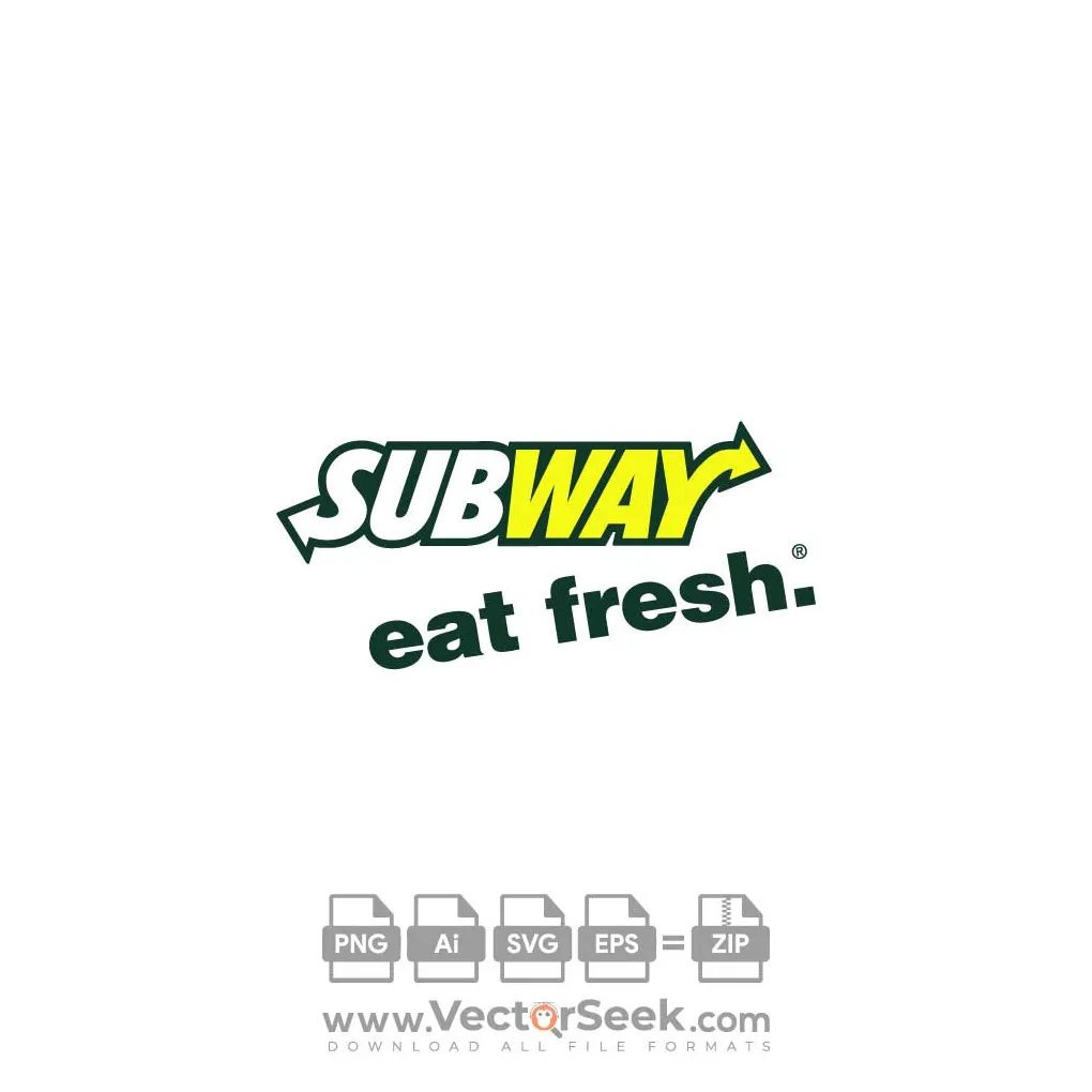 Subway eat fresh logo in png svg vector format