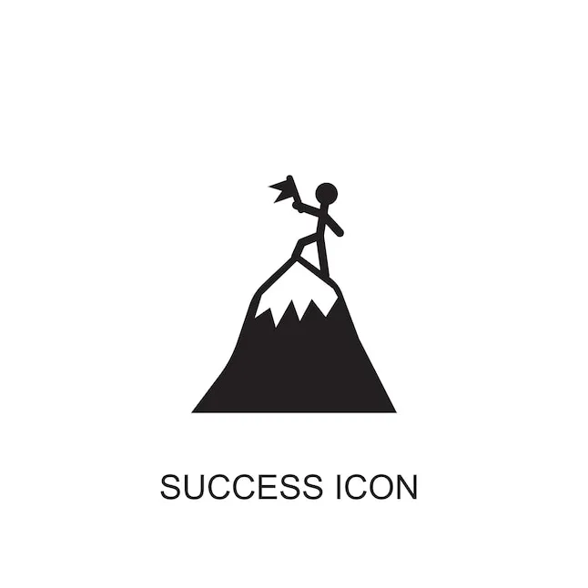 Premium vector success vector icon icon