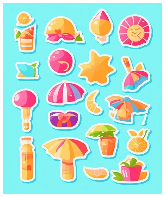 Premium ai stickers featuring