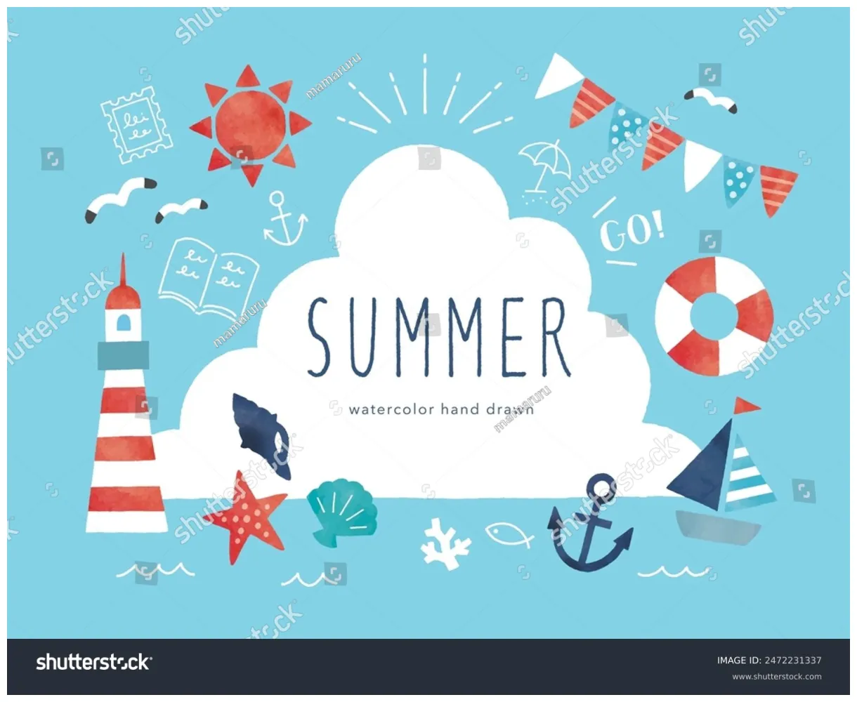 Cumulonimbus clouds stock vector 2472231337