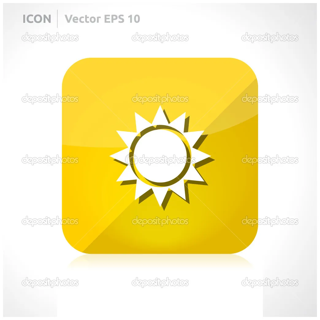 Sun icon stock vector by ©betavid #49753005