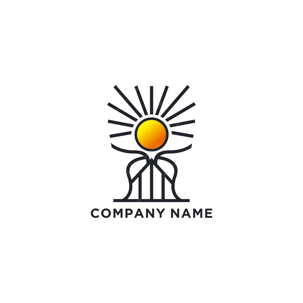 Premium vector sun logo icon vector