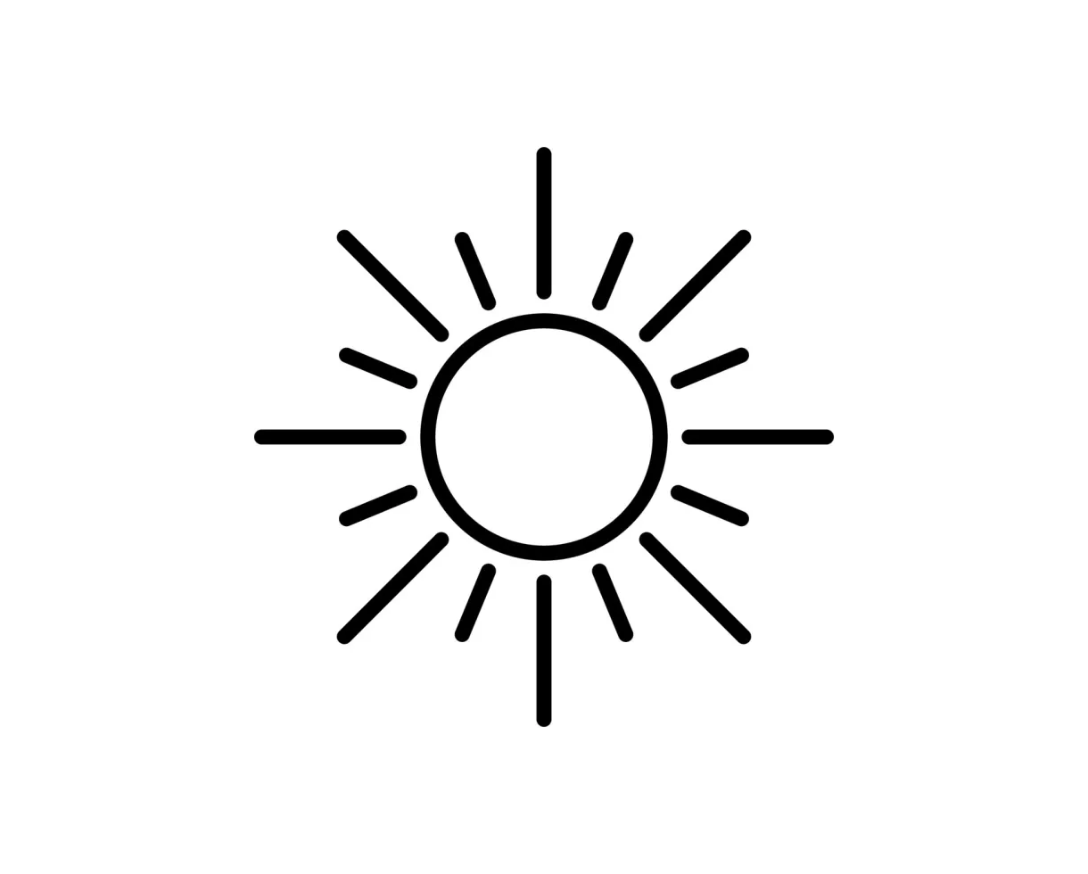 Sun outline vector art, icons, and graphics for