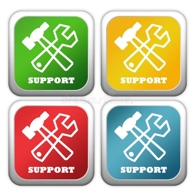 Support icons stock illustration. Illustration of isolated - 10688426