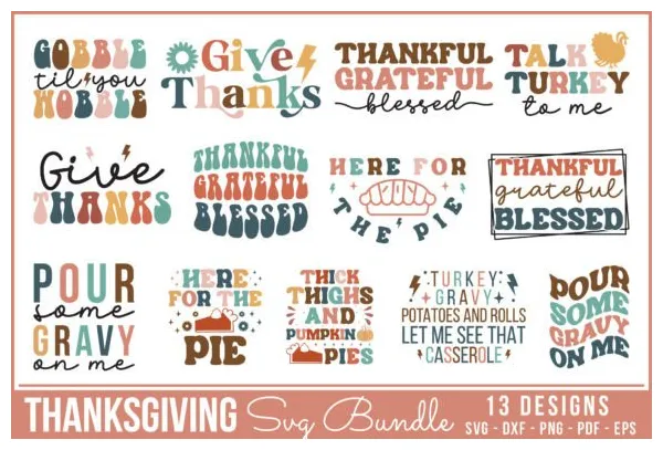 Free thanksgiving svg bundle graphic by bee craftr · creative fabrica