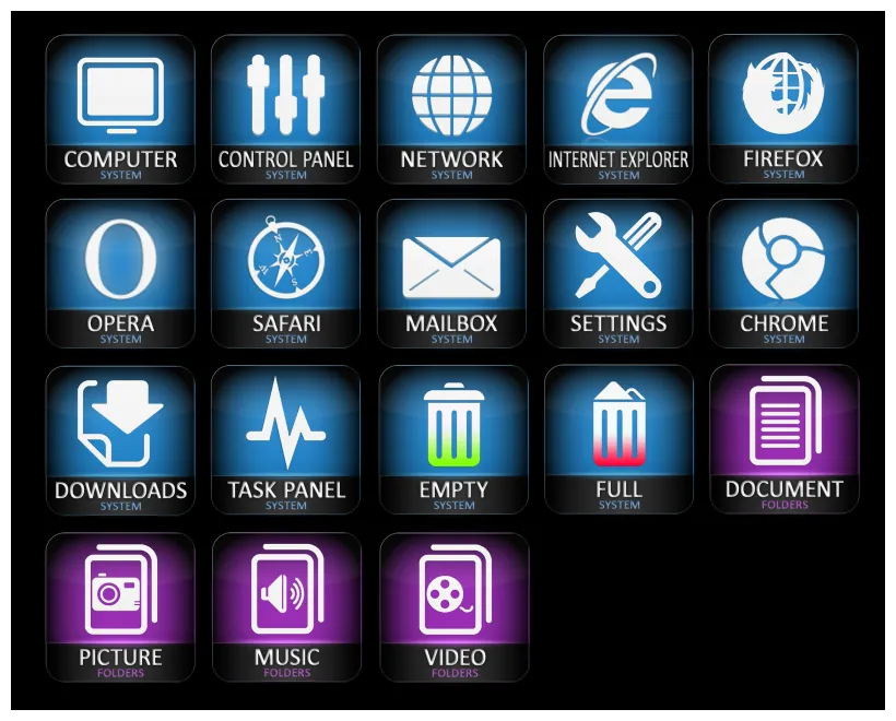 12 pack s system preferences icon, free system