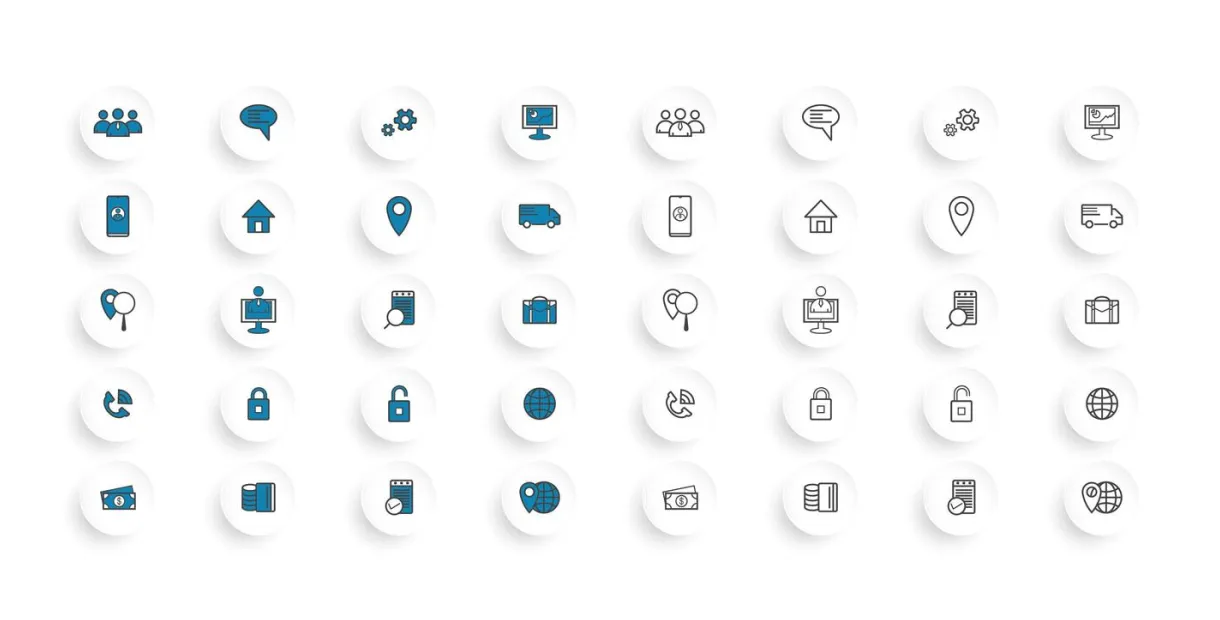 Technology Icons Vector Art, Icons, and Graphics for Free Download