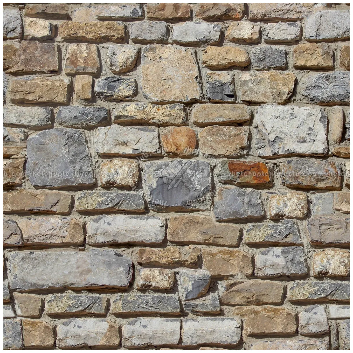 Colored ashlar stone wall pbr texture seamless 22390
