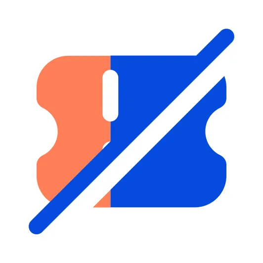 Ticket free entertainment icons