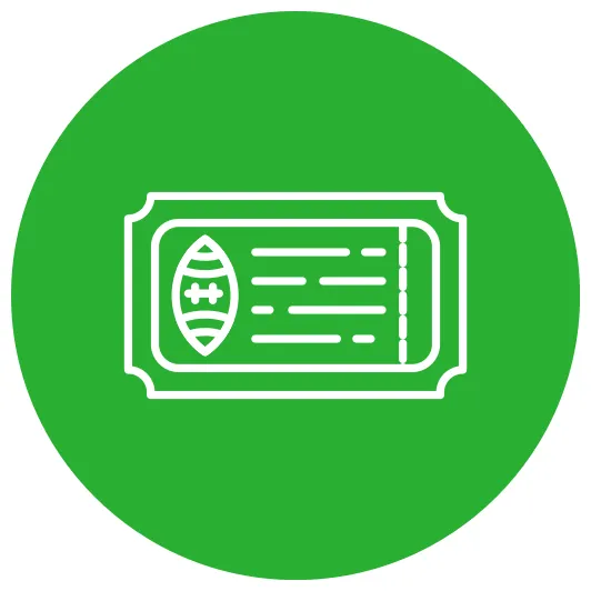 Ticket free entertainment icons