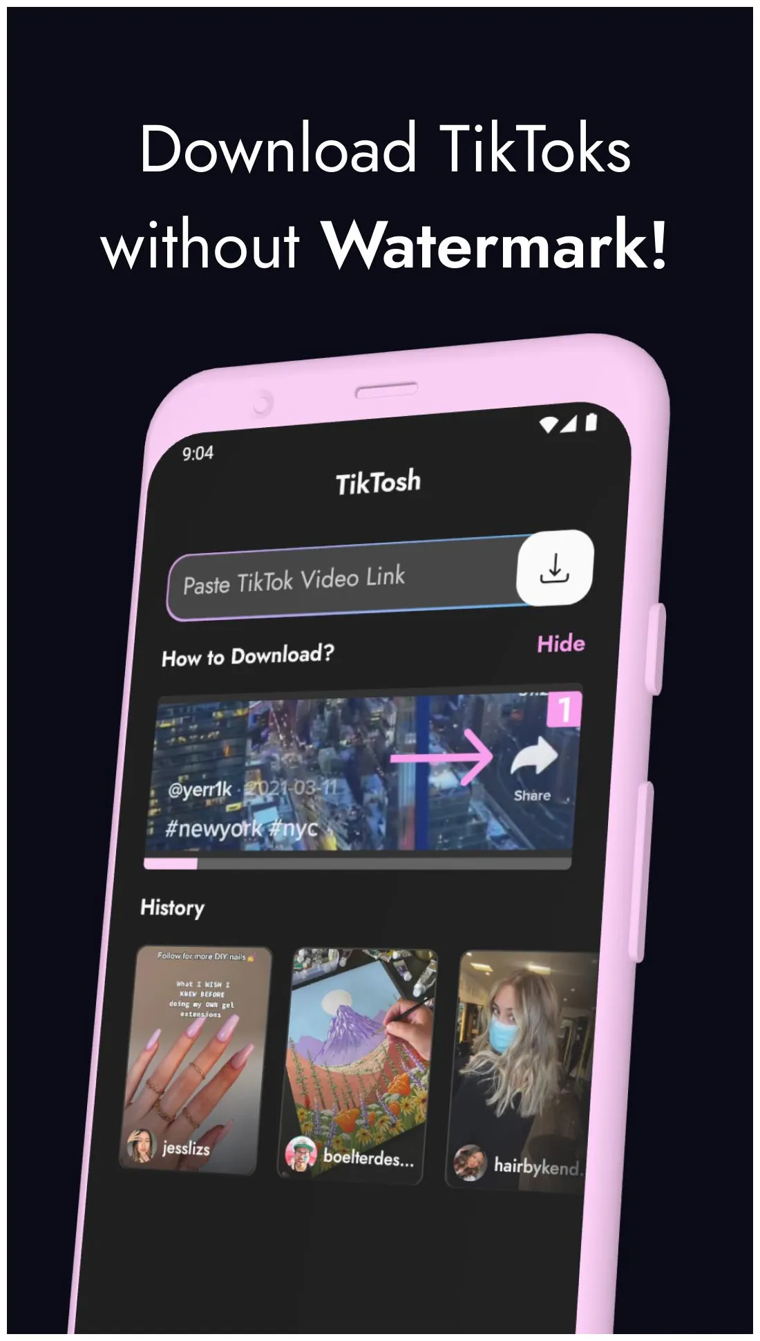 Descargar TikTok Video Downloader APK Última Versión 1.3 para Android