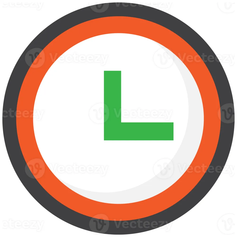 clock time icon 34954345 PNG