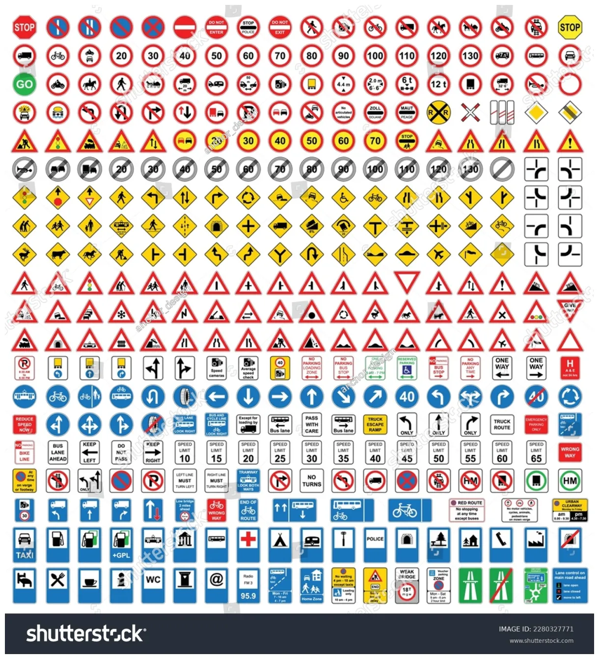 Collection stock vector 2280327771